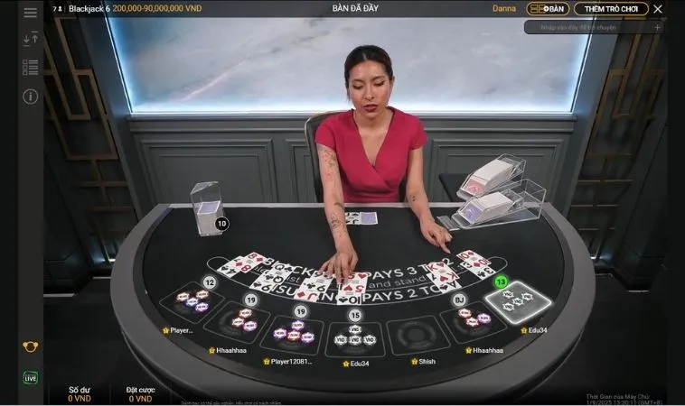 Khám Phá Blackjack Tại Alo789 Và Chiến Thắng Lớn Ngay Hôm Nay 2 Bàn chơi Blackjack tại Alo789
