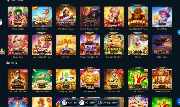 Đa dạng các thể loại game để trải nghiệm tại nhà cái Alo789
