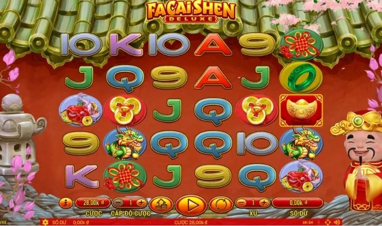 Giao diện chơi Nổ Hũ Thần Tài Tại Alo789